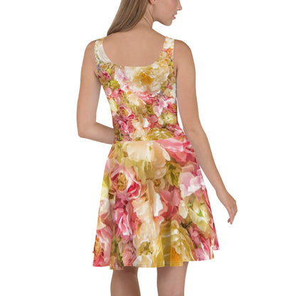 Custom Dreamy Flower Skater Dres