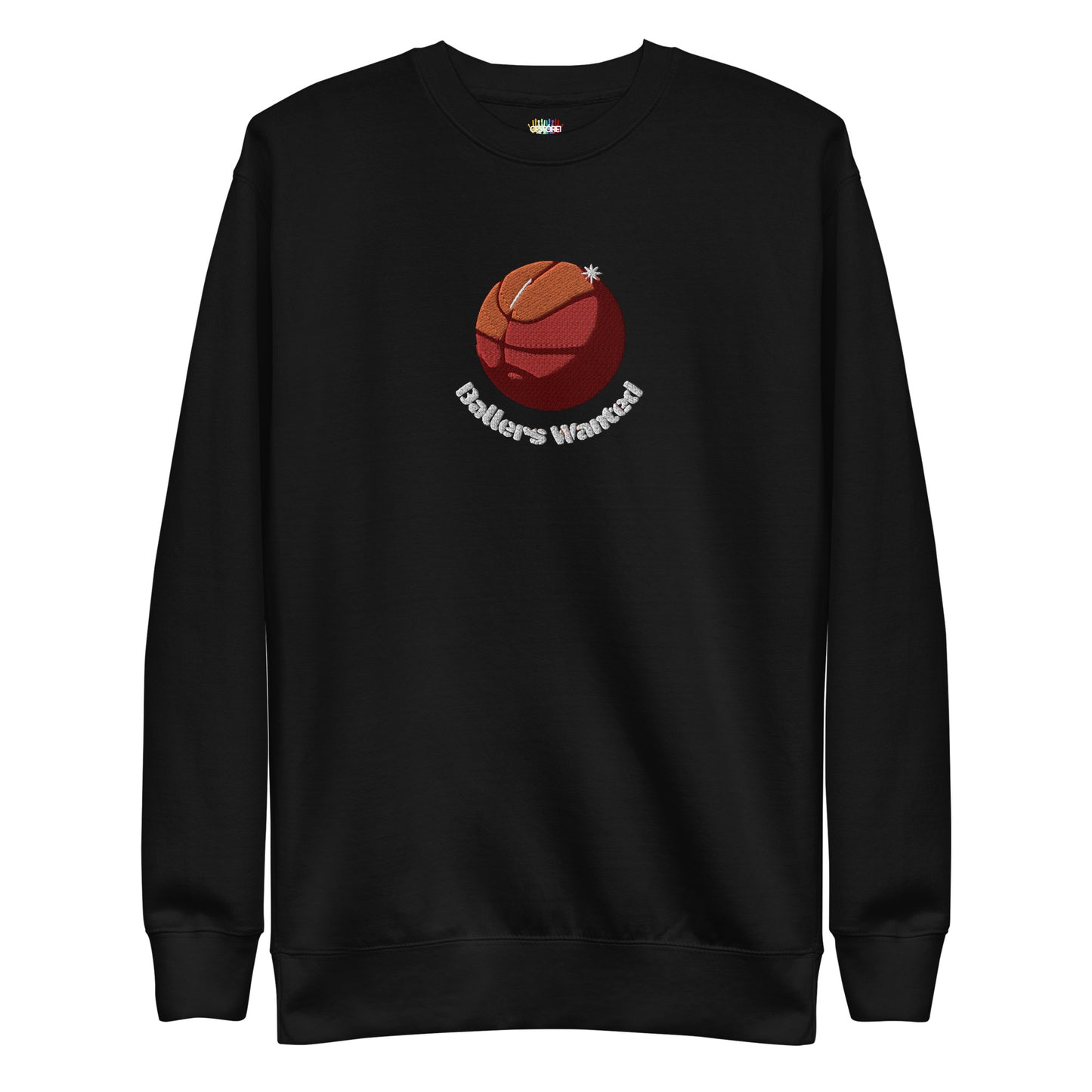 Unisex Premium Basketball Lovers Embroidered Sweatshirt