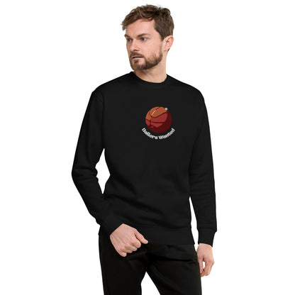 Unisex Premium Basketball Lovers Embroidered Sweatshirt