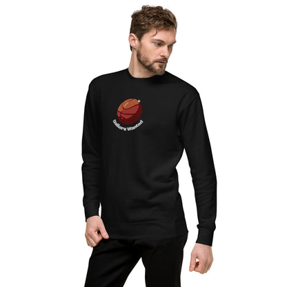 Unisex Premium Basketball Lovers Embroidered Sweatshirt