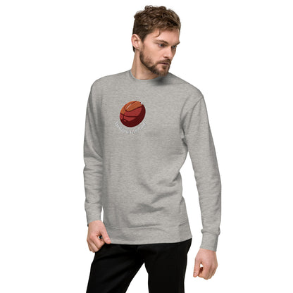 Unisex Premium Basketball Lovers Embroidered Sweatshirt