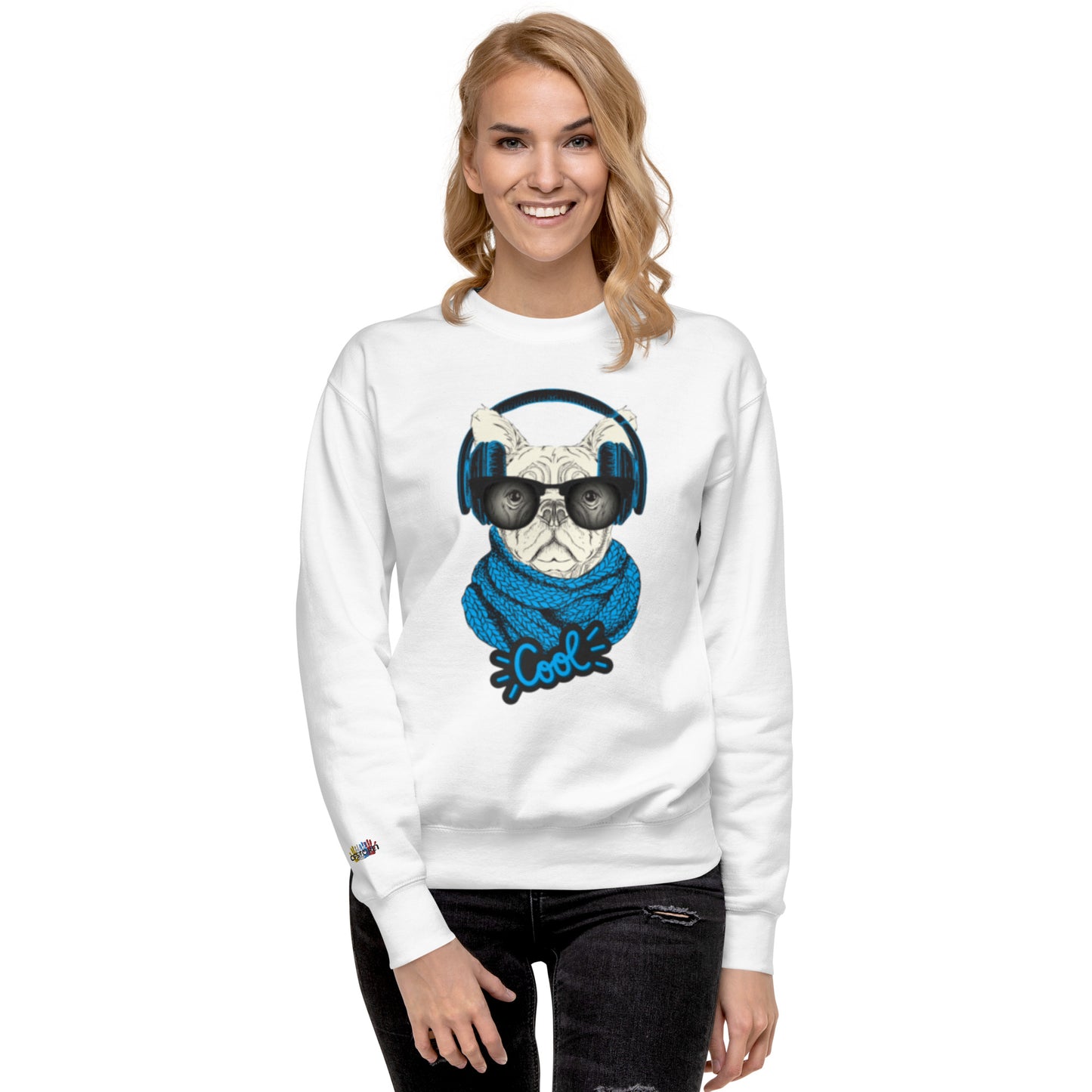 Unisex-Stil: Exklusives Bulldoggen-Sweatshirt