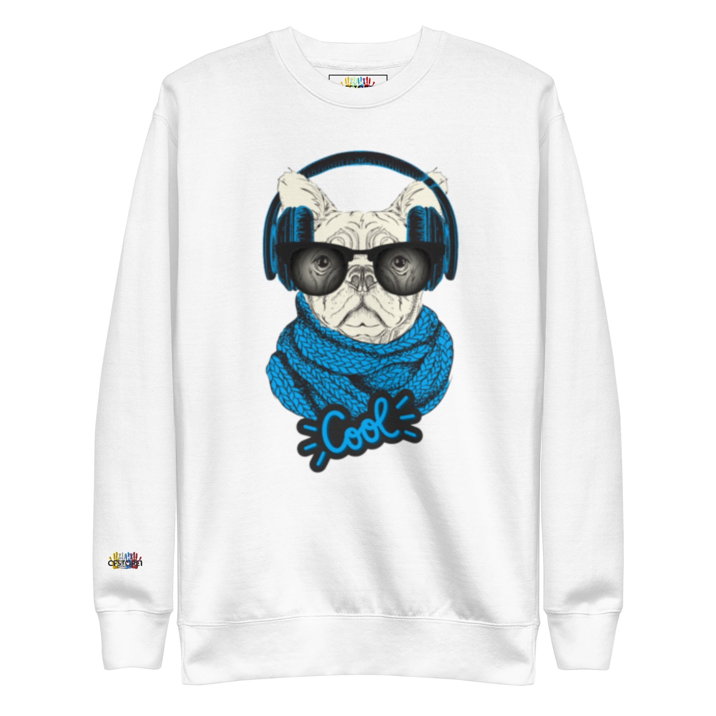 Unisex-Stil: Exklusives Bulldoggen-Sweatshirt