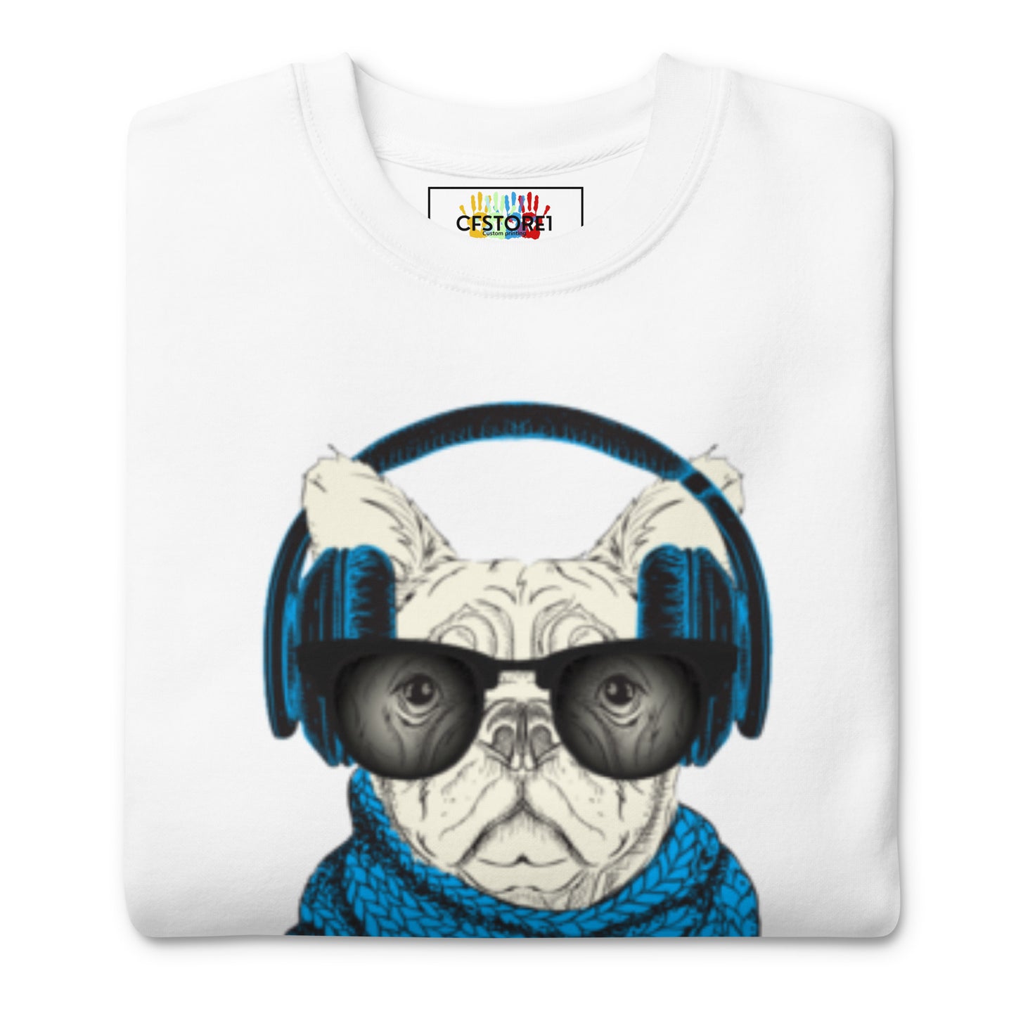 Unisex-Stil: Exklusives Bulldoggen-Sweatshirt