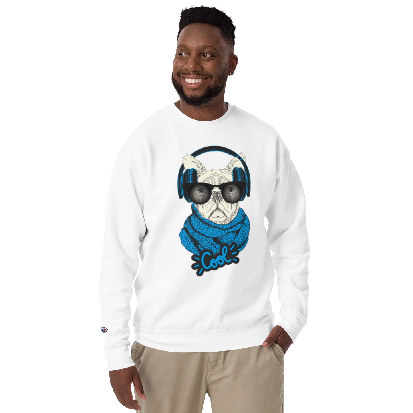 Unisex-Stil: Exklusives Bulldoggen-Sweatshirt