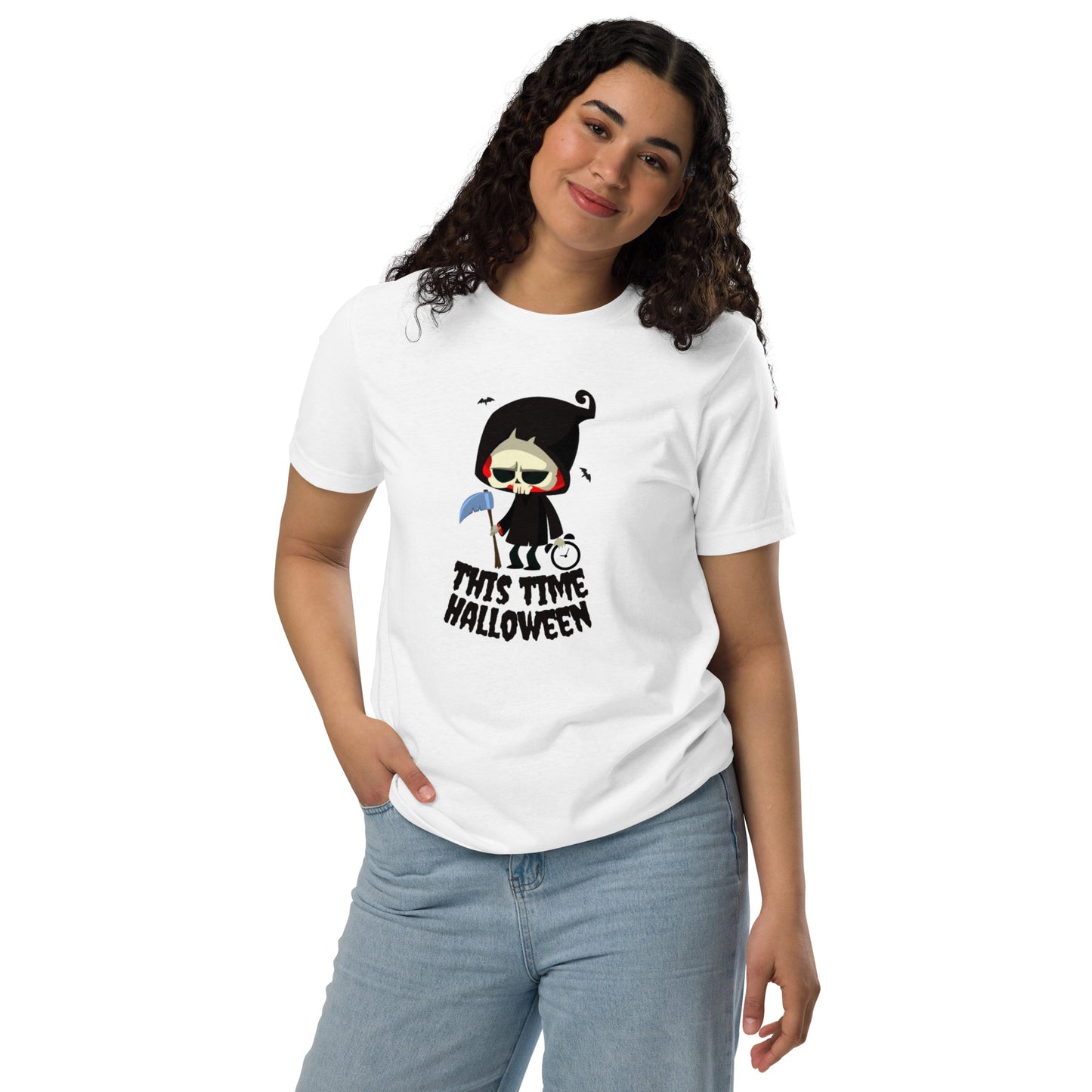 Camiseta unisex ecológica de Halloween