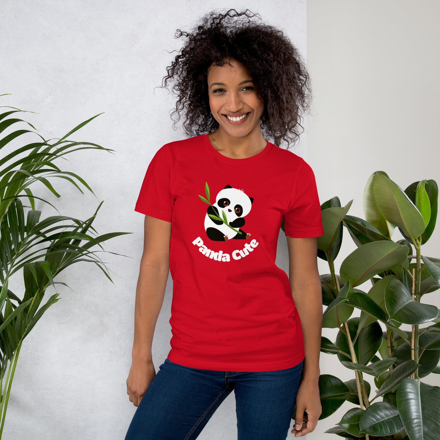 Süßes Unisex-T-Shirt mit Panda-Grafik