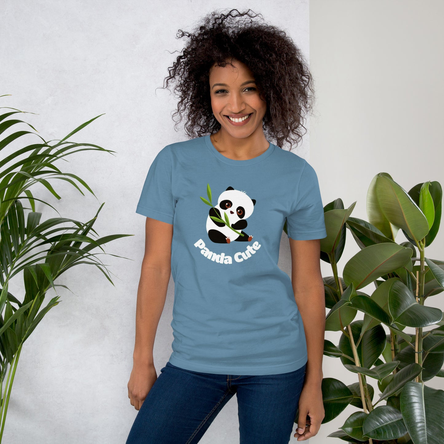 Süßes Unisex-T-Shirt mit Panda-Grafik