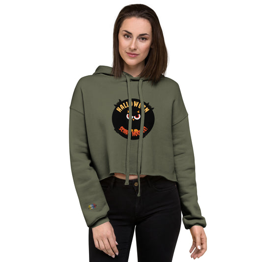 Haunted Cropped Hoodie