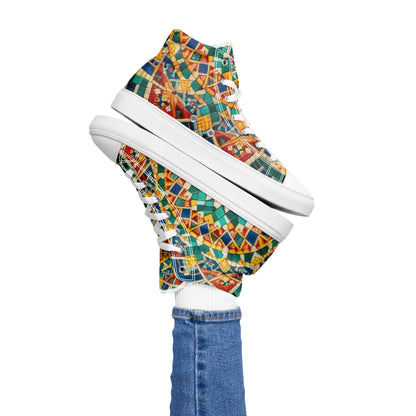 Personalisierte High-Top-Canvas-Schuhe für Damen