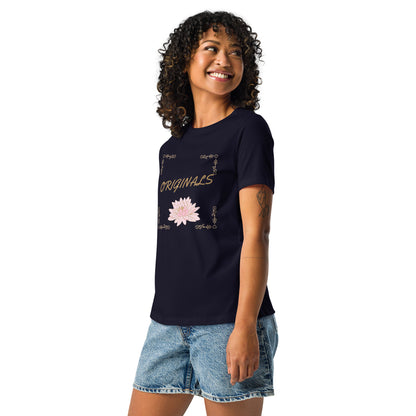 Personalisiertes Damen-T-Shirt mit floraler Eleganz