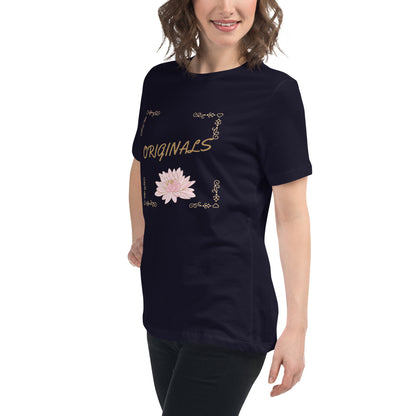 Personalisiertes Damen-T-Shirt mit floraler Eleganz