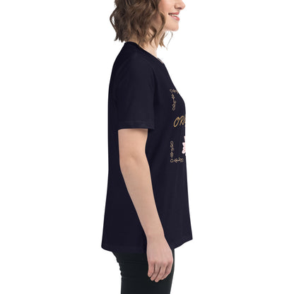 Personalisiertes Damen-T-Shirt mit floraler Eleganz