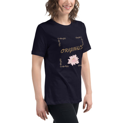 Personalisiertes Damen-T-Shirt mit floraler Eleganz