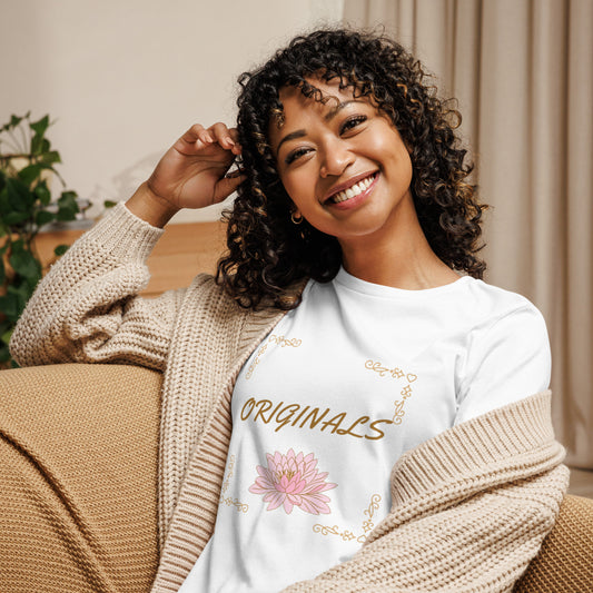 Personalized Floral Elegance Women’s Tee