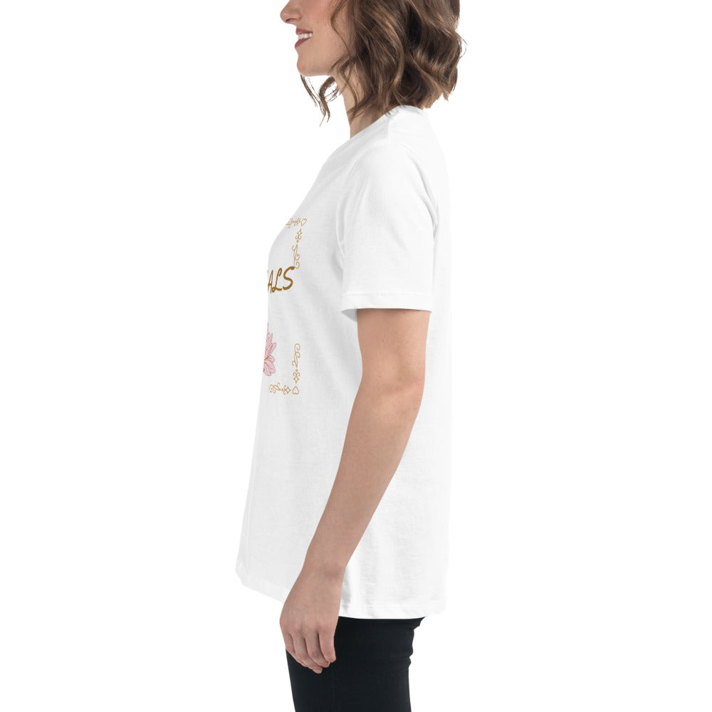 Personalisiertes Damen-T-Shirt mit floraler Eleganz